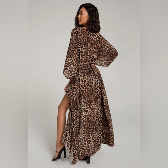 Good American Leopard Print Robe - Picture 7 of 12